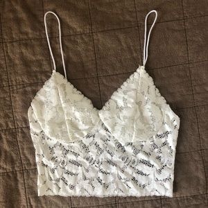 Lace Crop Bra/ Tank